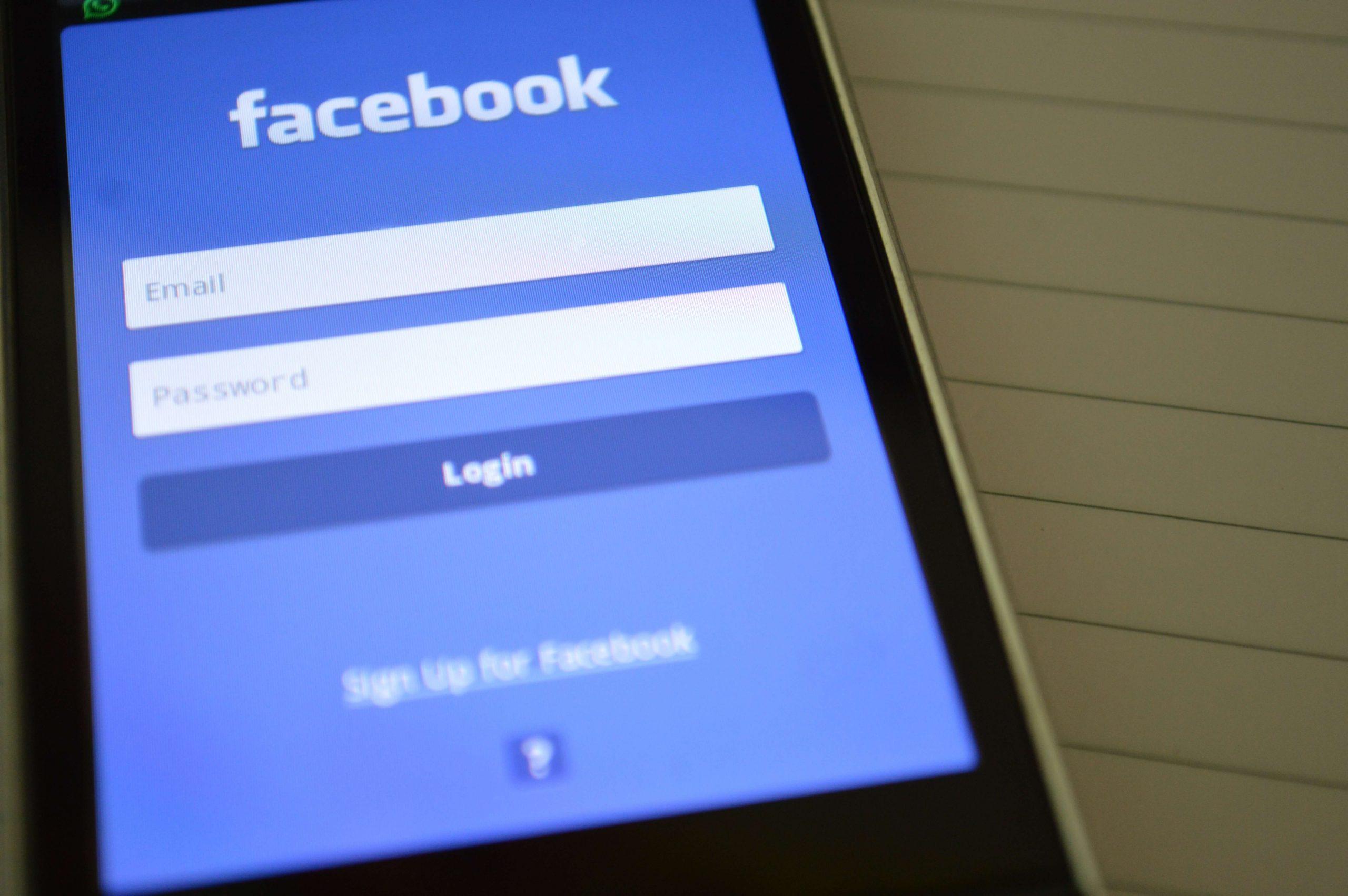 Facebook password