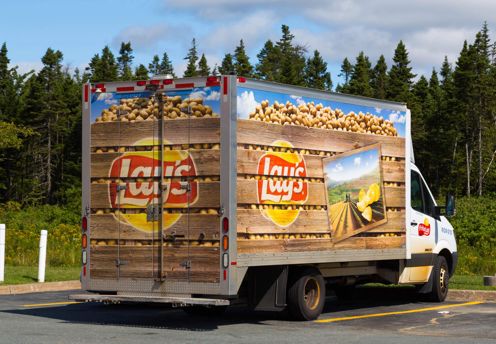 Lay's car wrap